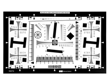 1X - I3A/ISO Resolution Test Chart, #56-074